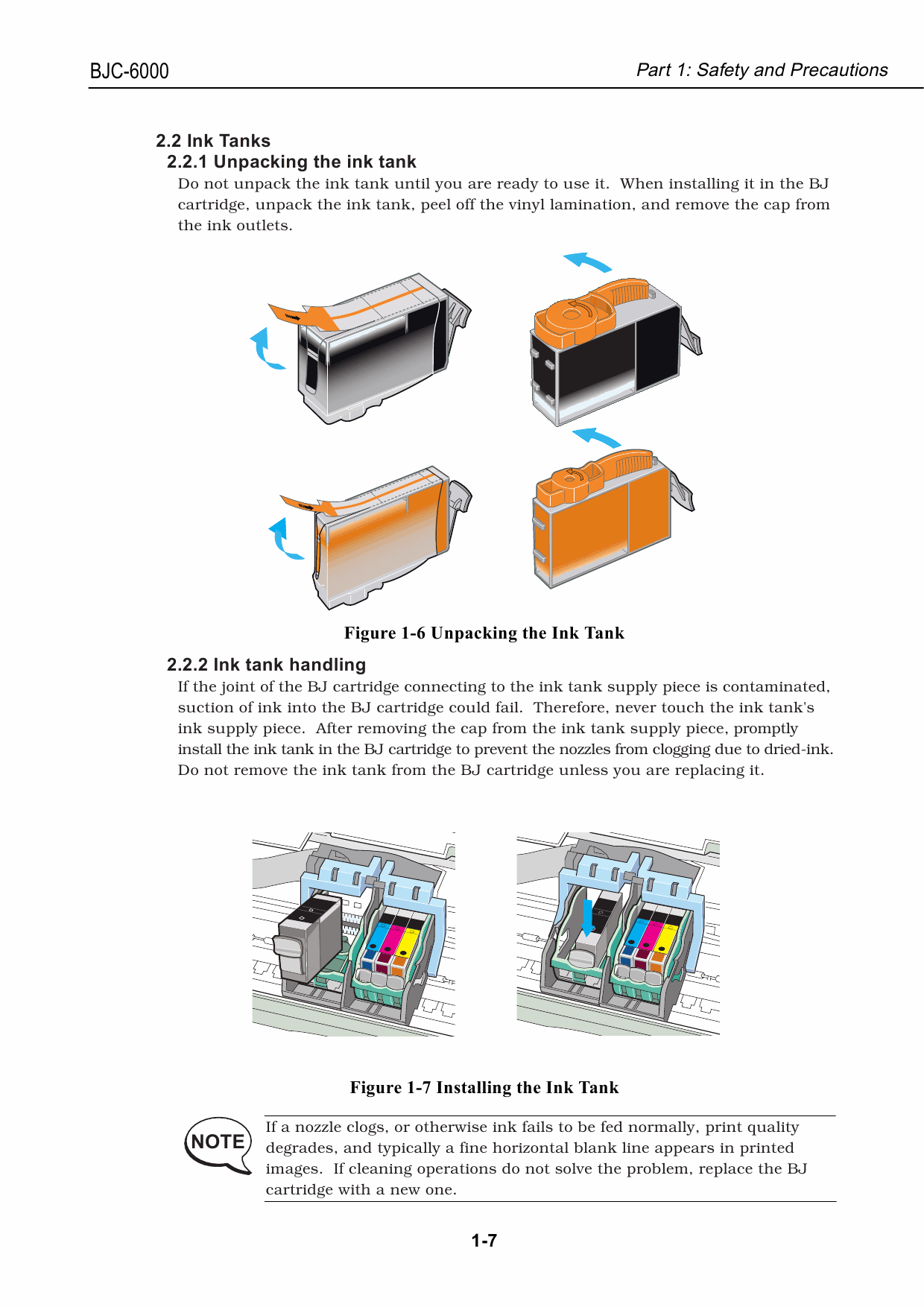 Canon BubbleJet BJC-6000 Service Manual-2